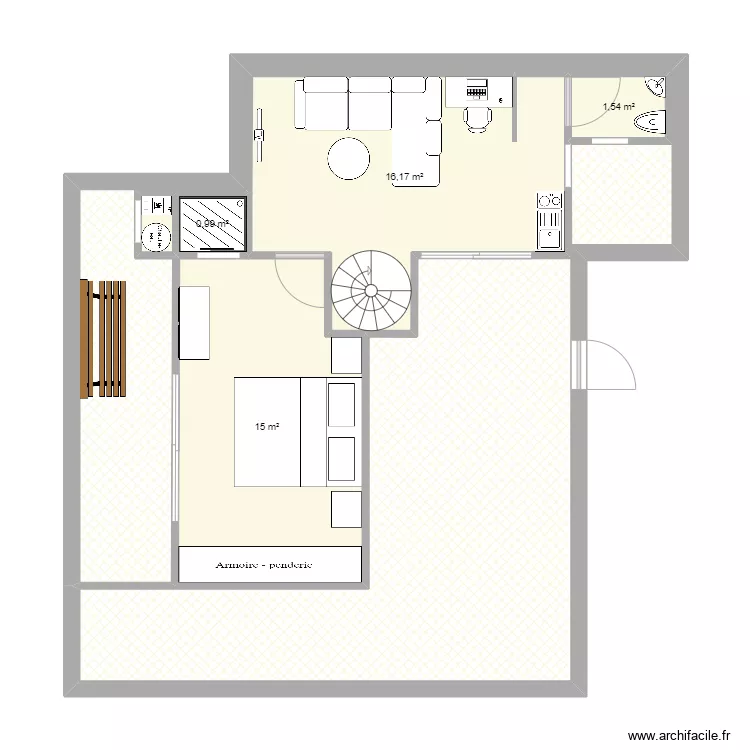 plan terasse. Plan de 