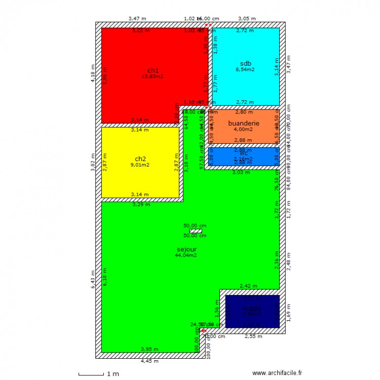 appartement version 2. Plan de 0 pièce et 0 m2