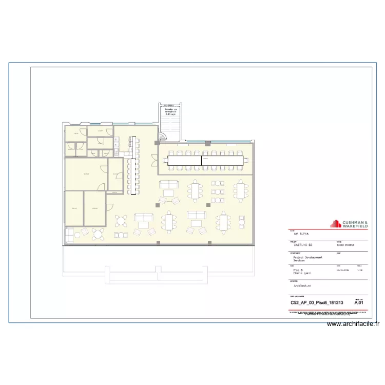 castilho 8eme v1. Plan de 