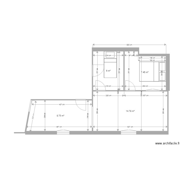 1erétage2. Plan de 0 pièce et 0 m2