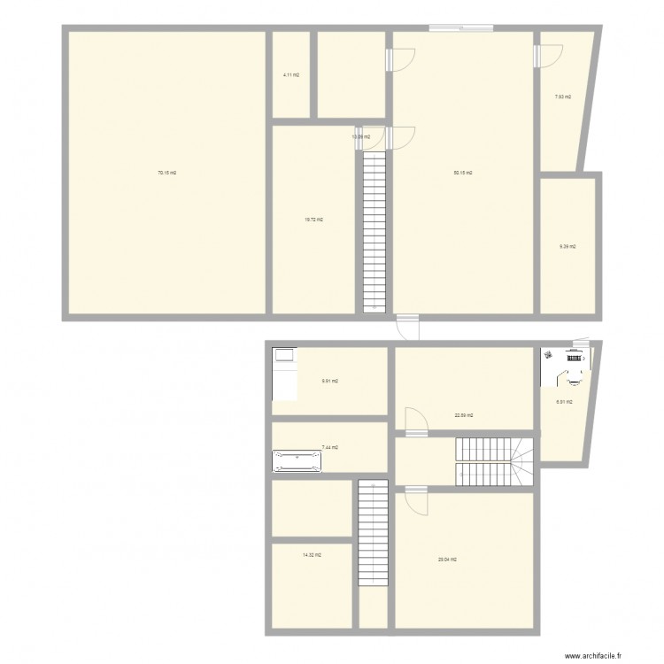 Lessive1. Plan de 0 pièce et 0 m2