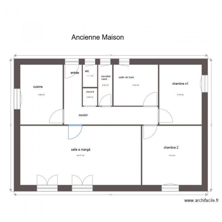 maison origine 4. Plan de 0 pièce et 0 m2