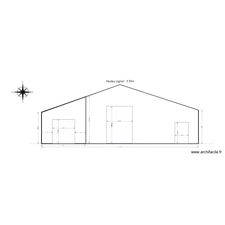 ExtCoupeSud. Plan de 