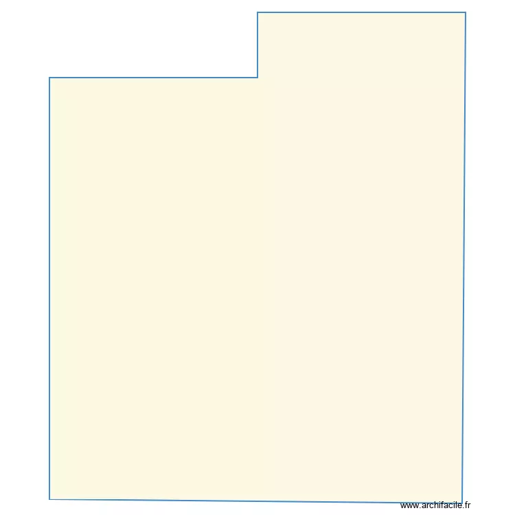 garage terrain. Plan de 