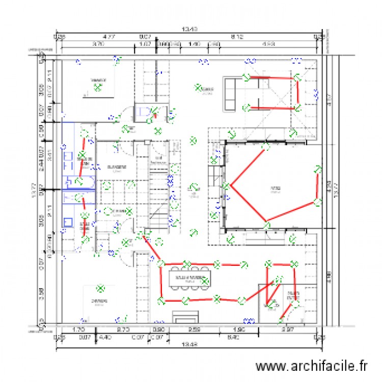 elec. Plan de 0 pièce et 0 m2