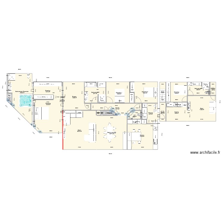 Idée cuisine la pyramide . Plan de 0 pièce et 0 m2