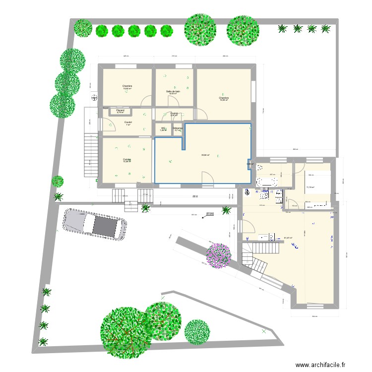 Appart 3 électricité. Plan de 0 pièce et 0 m2