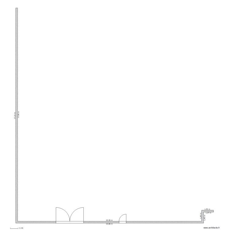 section : AH N°997p. Plan de section : AH N°997p. Plan de