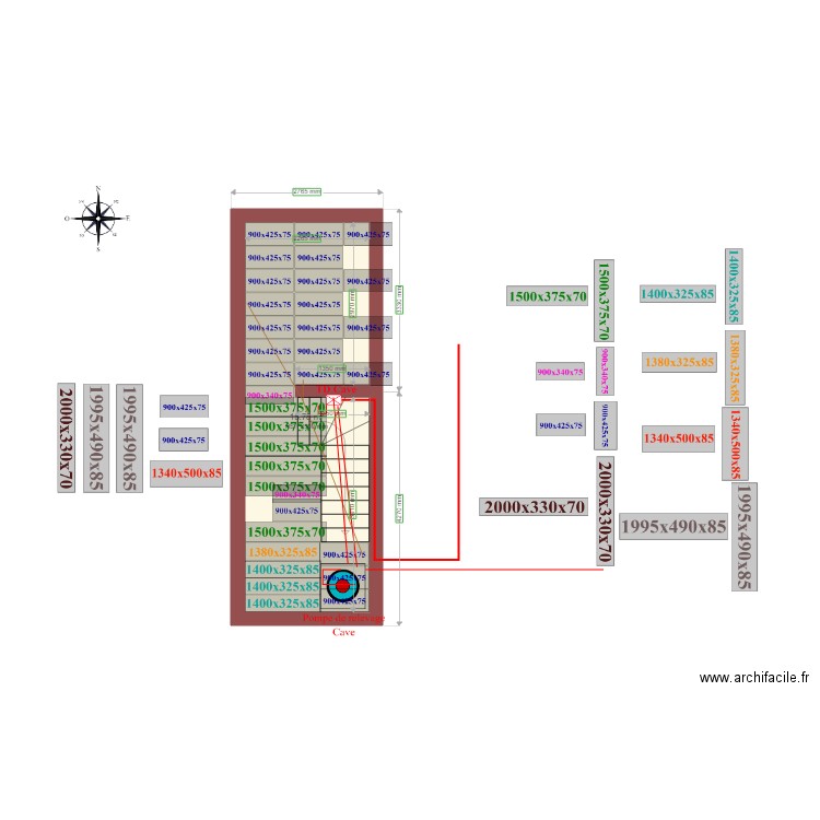 RDC  élec eg V7 à réaliser. Plan de 0 pièce et 0 m2