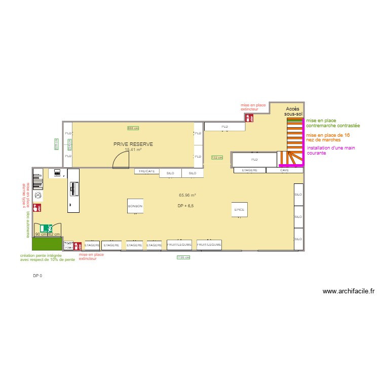SIMPLEMENT VRAC RDC APRES TRAVAUX. Plan de 0 pièce et 0 m2