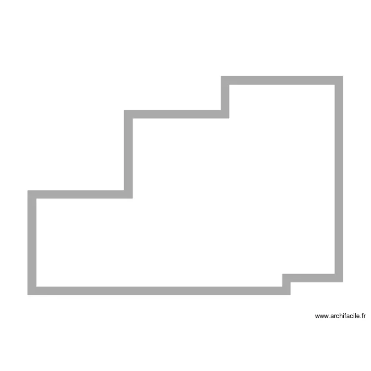 Etage maison. Plan de 