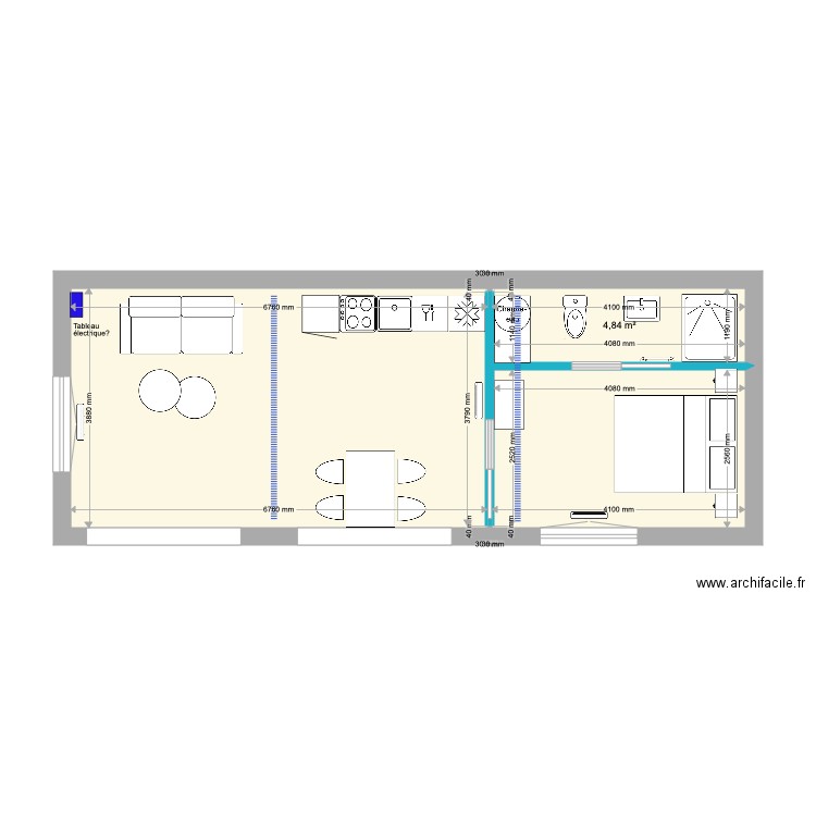 Dépendance Projet sans doublage. Plan de 0 pièce et 0 m2