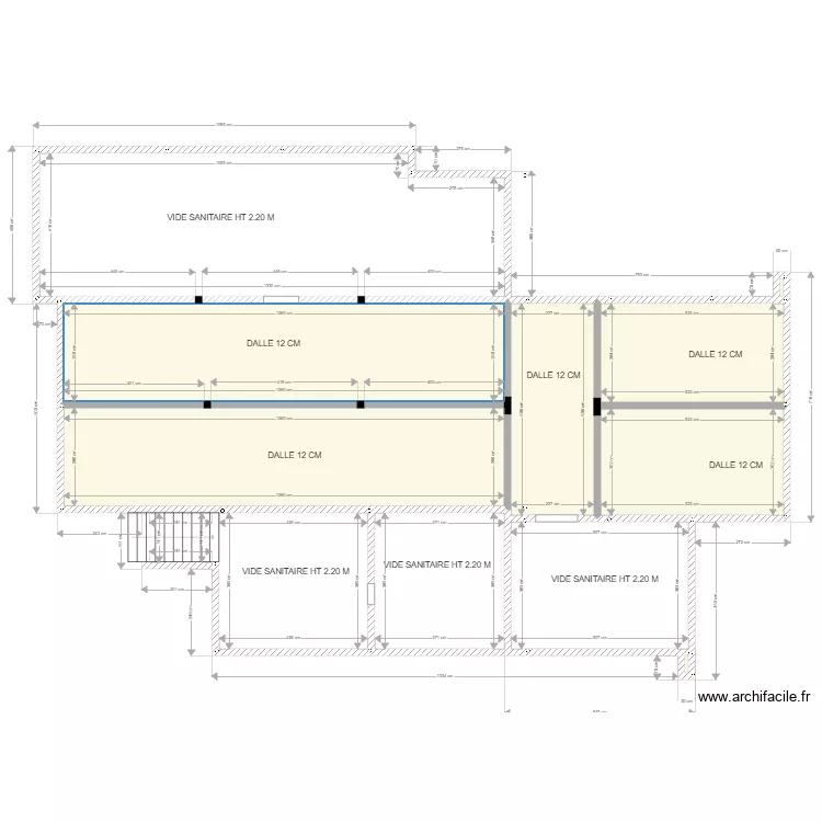 vide sanitaire gino. Plan de vide sanitaire gino. Plan de