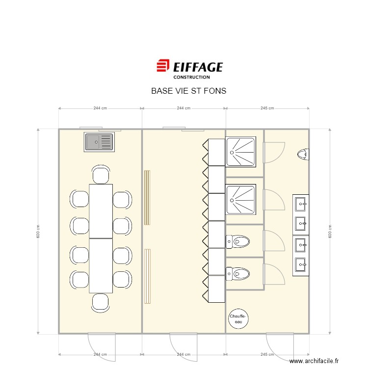 EIFFAGE - ST FONS. Plan de 0 pièce et 0 m2
