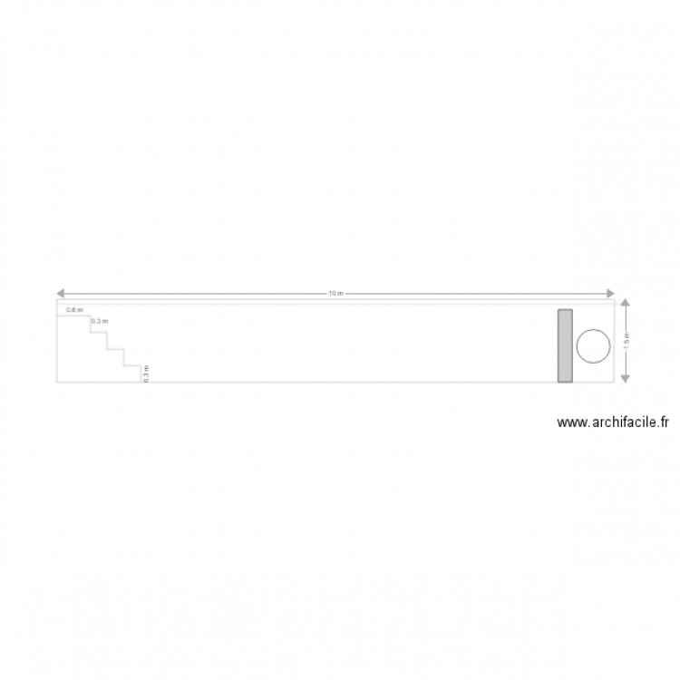 profil 10 x 4. Plan de 0 pièce et 0 m2