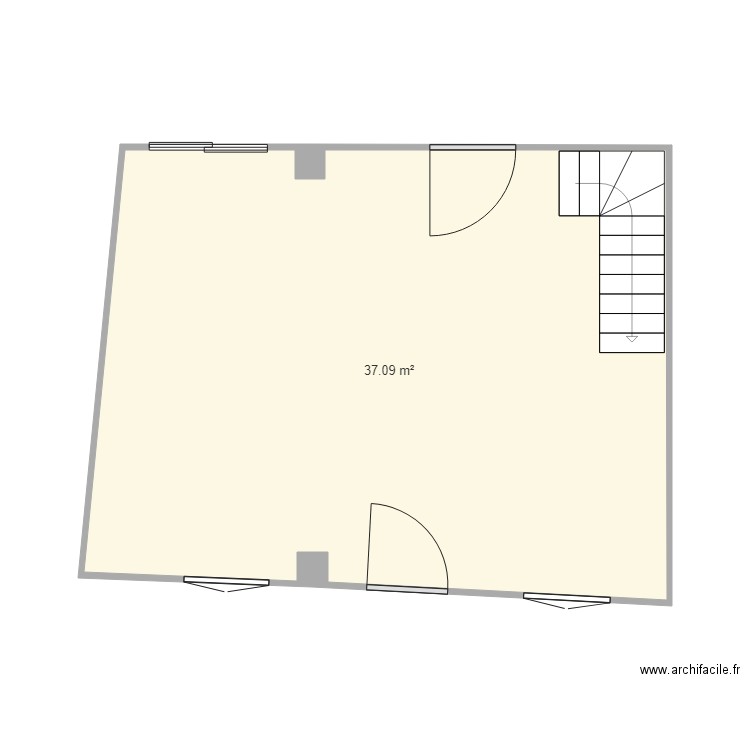 RDC THOMAS. Plan de 0 pièce et 0 m2