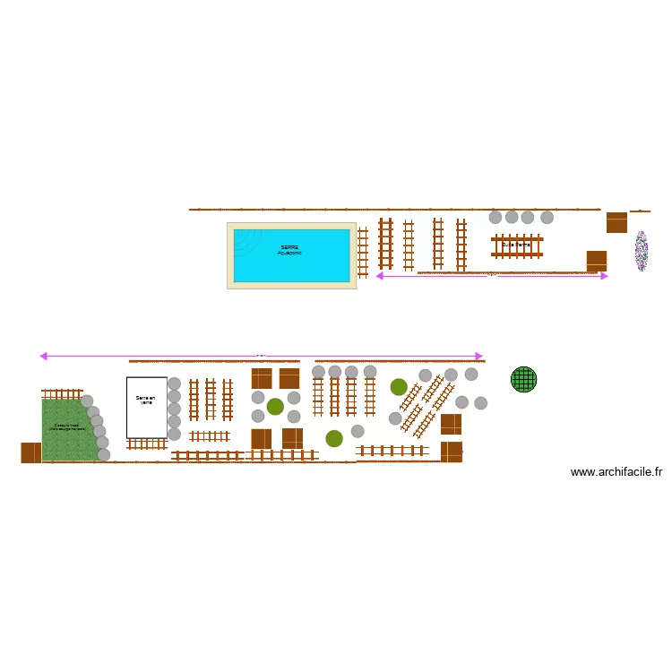 Potager TDLI. Plan de Potager TDLI. Plan de