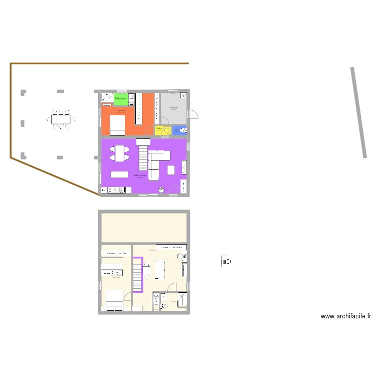 rion v2. Plan de 11 pièces et 142 m2