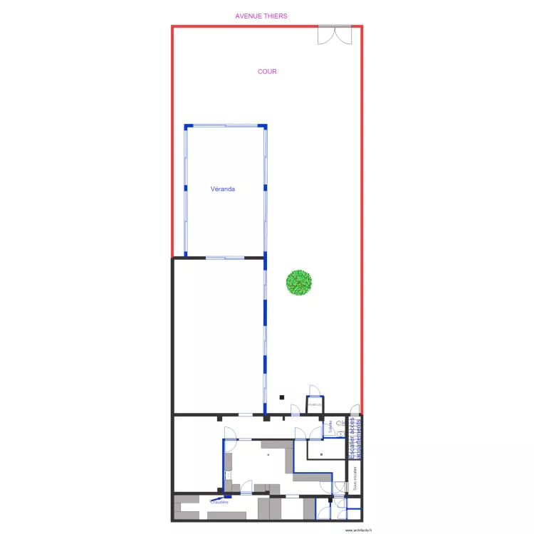PLAN POUR VERANDA. Plan de PLAN POUR VERANDA. Plan de