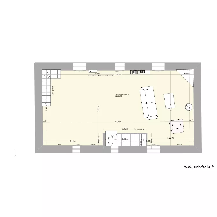 2EME ETAGE MEUBLE 13022026. Plan de 2EME ETAGE MEUBLE 13022026. Plan de