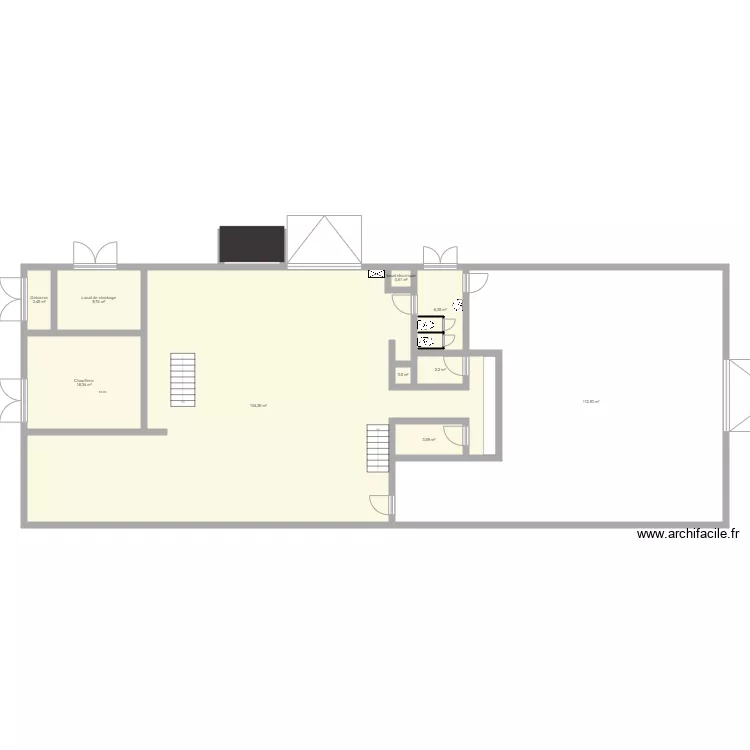 AFPA atelier annexe CMA Mont de Marsan RDC bis. Plan de 