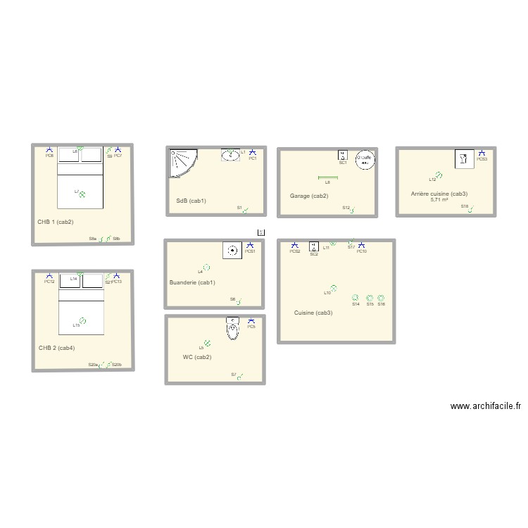 AppT3 V1. Plan de 0 pièce et 0 m2