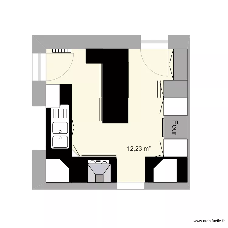 cuisine St Paul1. Plan de 