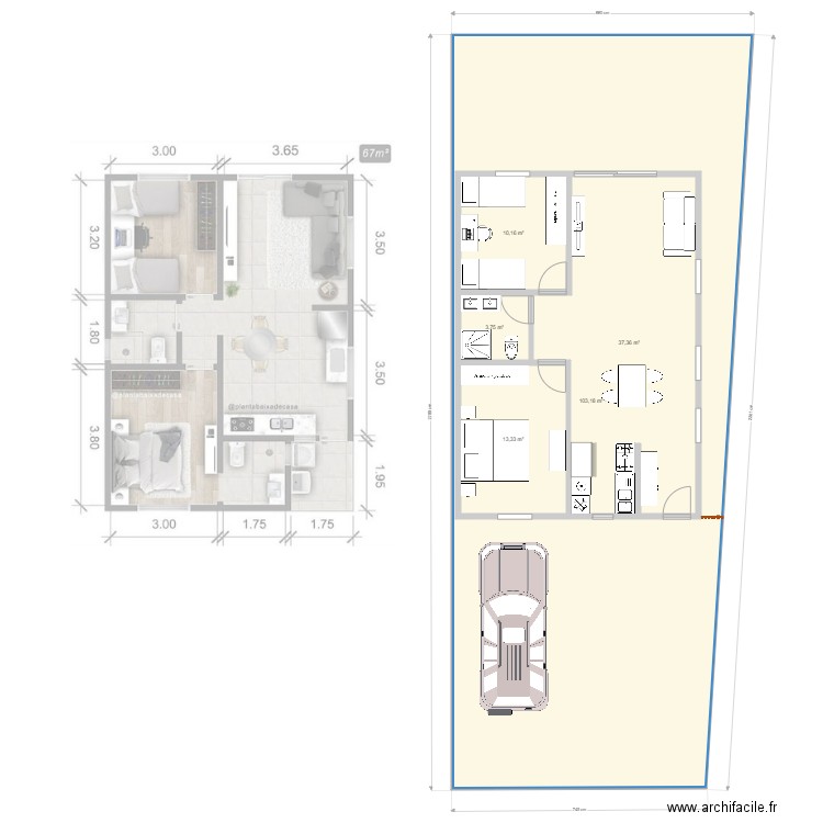 Maison Yleana v1.0. Plan de 0 pièce et 0 m2
