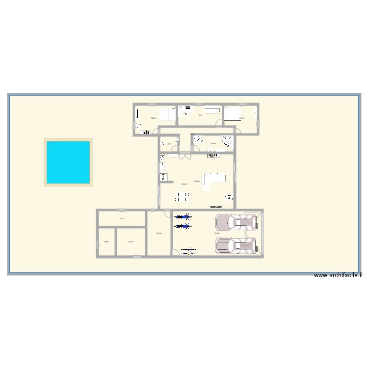 terrain 1000m2. Plan de 0 pièce et 0 m2