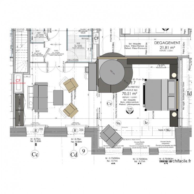 suite 7 new. Plan de 0 pièce et 0 m2