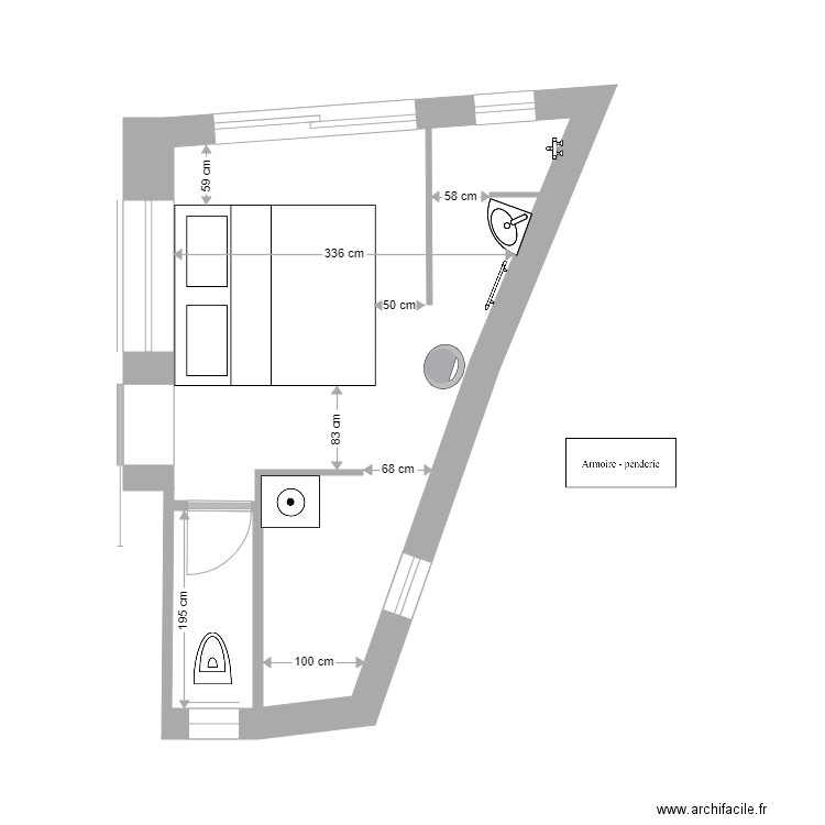 Suite parentale v4. Plan de 0 pièce et 0 m2