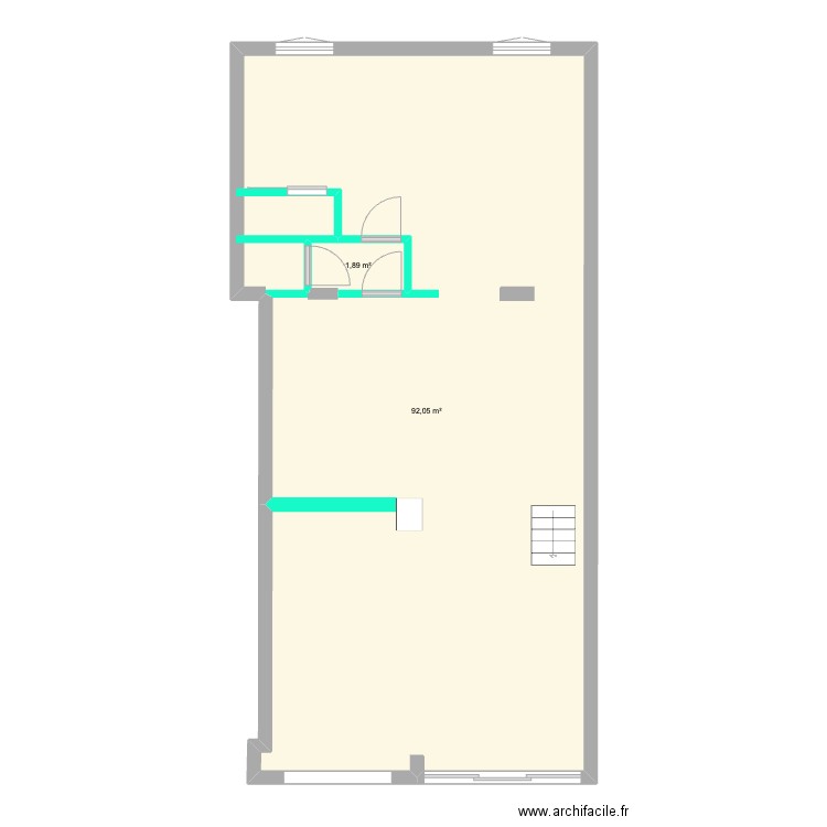 plan mairie. Plan de 2 pièces et 94 m2