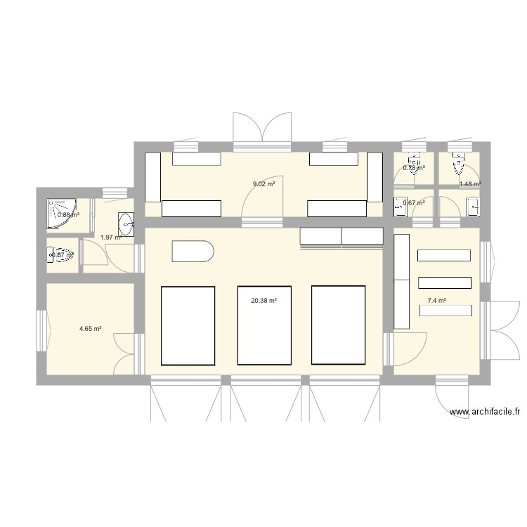 Garage mécanique auto . Plan de 0 pièce et 0 m2