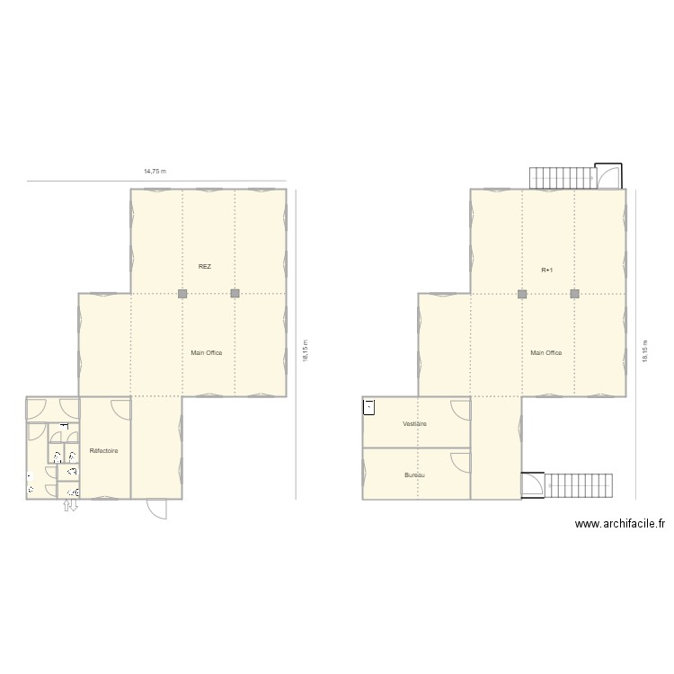 NLMK TCC Rez. Plan de 10 pièces et 159 m2