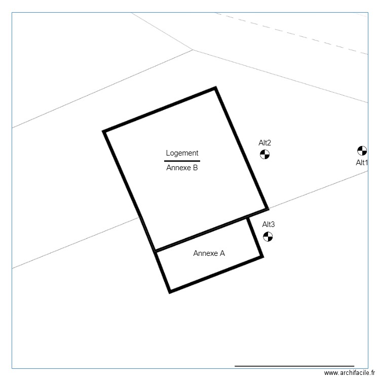 ABC0008parcelle. Plan de 0 pièce et 0 m2
