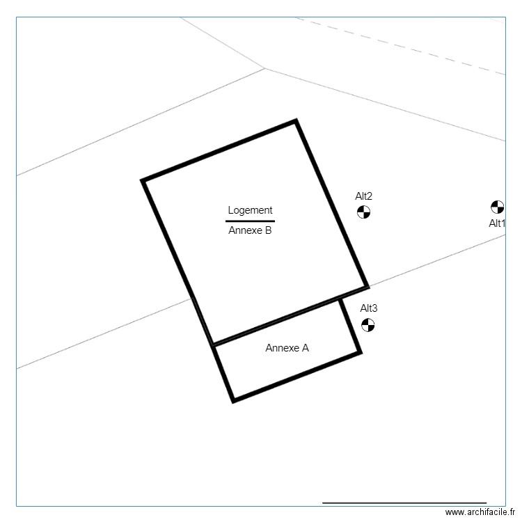 ABC0008parcelle. Plan de 0 pièce et 0 m2