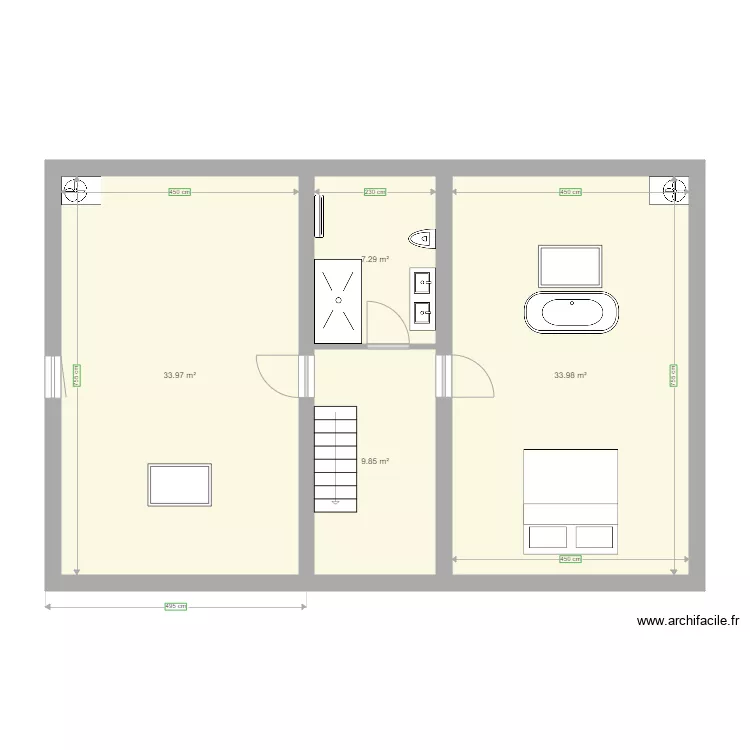 Julien plan V1 baignoire out. Plan de Julien plan V1 baignoire out. Plan de