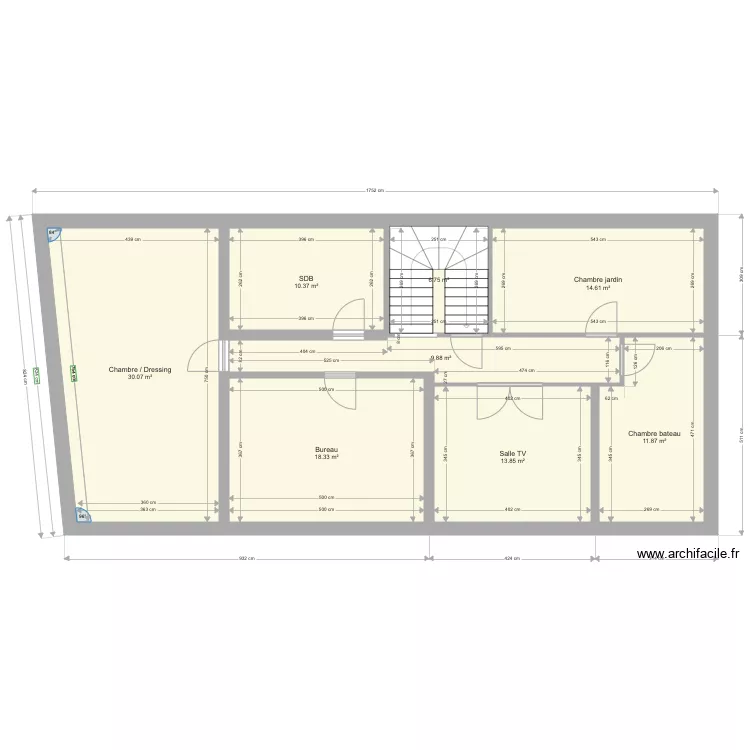 NEW 1er ETAGE ARQUENNES. Plan de 
