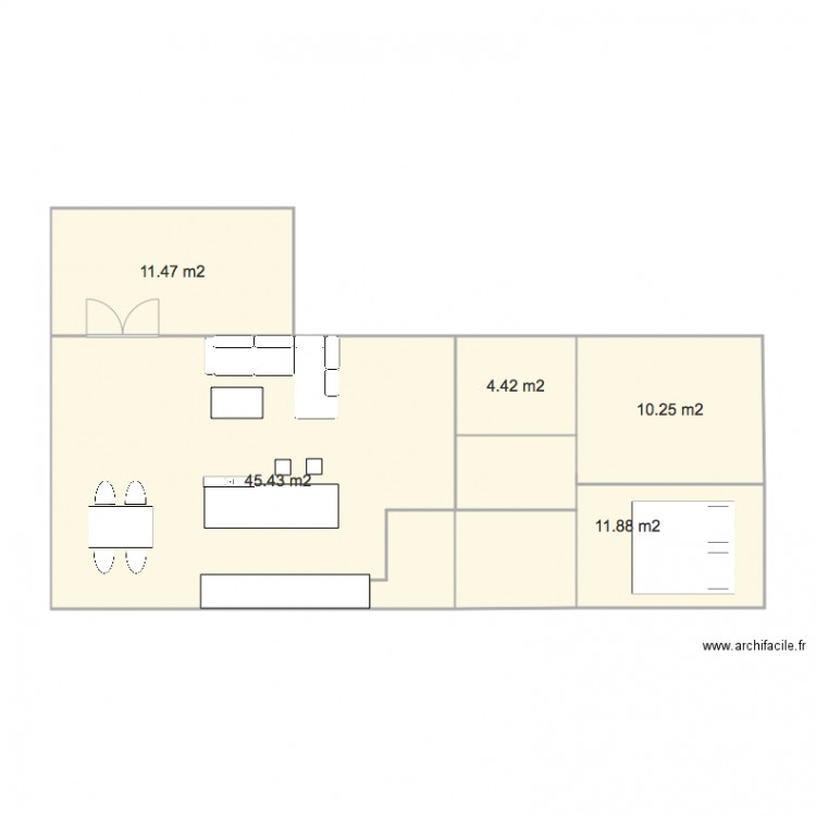 IDEE1. Plan de 0 pièce et 0 m2