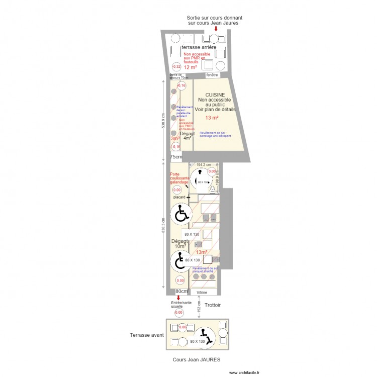 plan ACCESSIBILITE SECURITE 14 11 2016. Plan de 0 pièce et 0 m2