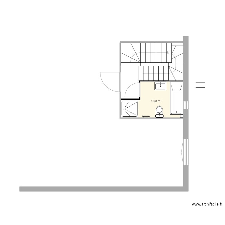 salle de bain 2. Plan de 0 pièce et 0 m2