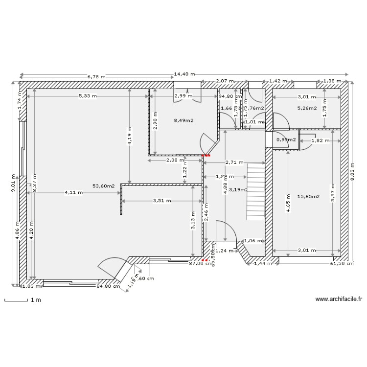 Plan. Plan de 0 pièce et 0 m2