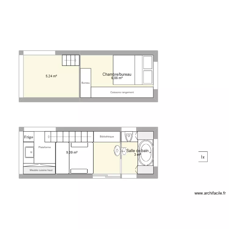 Tiny home v3. Plan de Tiny home v3. Plan de