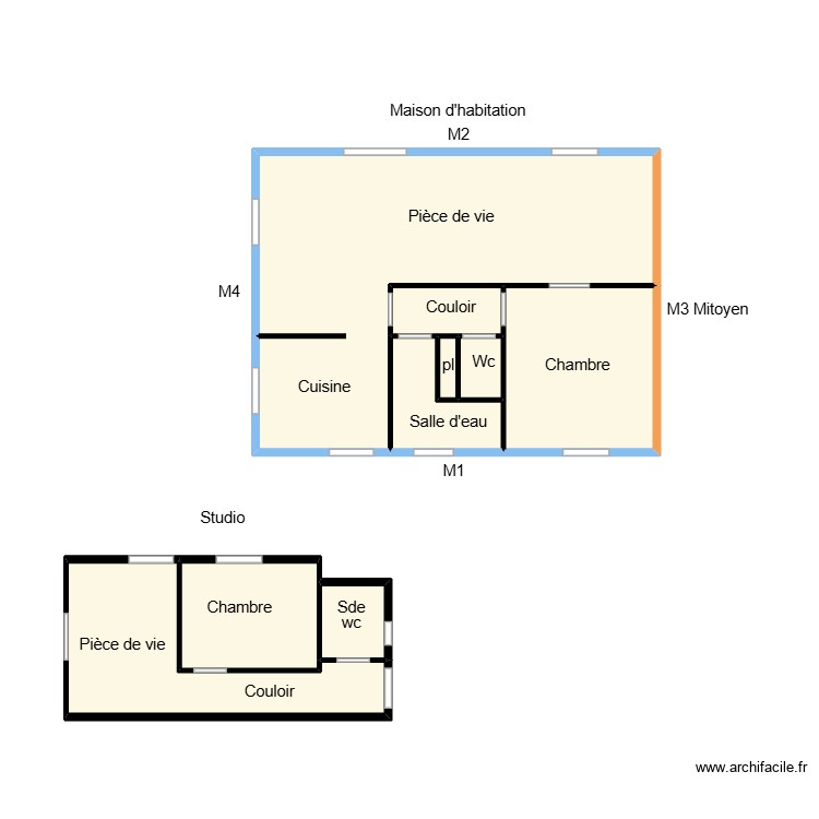 Penisson amiante. Plan de 0 pièce et 0 m2 Penisson amiante. Plan de 0 pièce et 0 m2