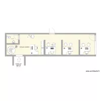 amenagement agence 3 VH d&eacute;di&eacute; location 4 bureaux