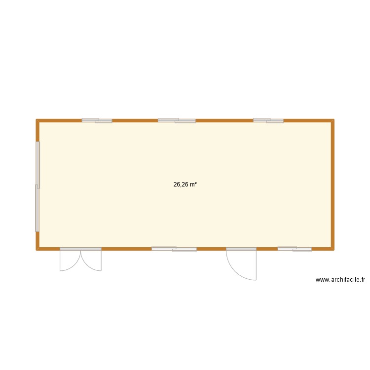 Mobil home. Plan de 0 pièce et 0 m2