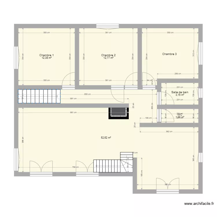 saint christo maison acuelle. Plan de 