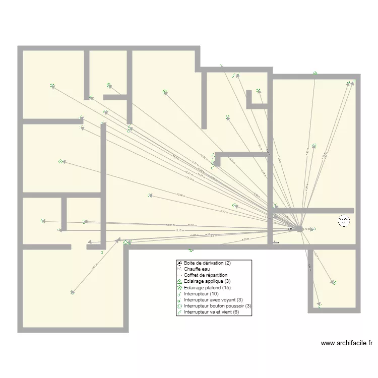 atila eclairage. Plan de 