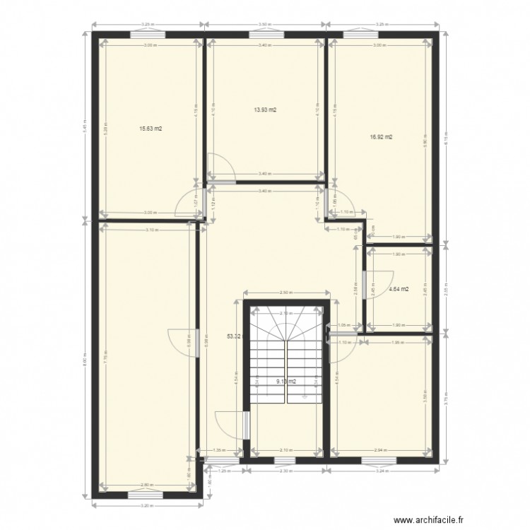 2eme etage model fiinale. Plan de 0 pièce et 0 m2