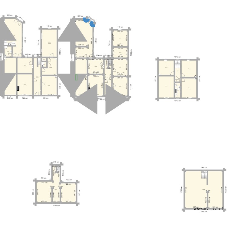 EghezeeBas TEST. Plan de 28 pièces et 637 m2